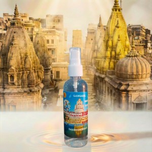 Gangajal Spray Bottle from Dakshineswar Temple | Pure Holy Ganga Jal for Pooja & Religious Rituals | Sanctified Gangajal for Home, Temple & Auspicious Ceremonies | Easy Use Spray Bottle (100ml)