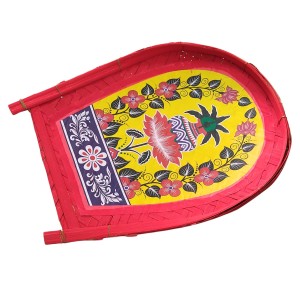 HiTechMart Bengal Handicrafts Bamboo Kulo Tray – Handmade & Hand-Painted Bamboo Soop/Basket for Puja, Home Decor, Storage & Gifting | Eco-Friendly Traditional Bengali Tray বাঁশের কুলো (13 x 17 inch) HiTechMart Bengal Handicrafts Bamboo Kulo Tray – Handmade & Hand-Painted Bamboo Soop/Basket for Puja, Home Decor, Storage & Gifting | Eco-Friendly Traditional Bengali Tray বাঁশের কুলো (13 x 17 inch)