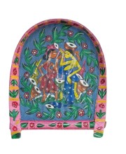 Handicrafts Bamboo Kulo Tray – Blue Color Handmade & Hand-Painted Bamboo Soop/Basket for Puja, Home Decor, Storage & Gifting বাঁশের কুলো (13 x 18 inch) Handicrafts Bamboo Kulo Tray – Blue Color Handmade & Hand-Painted Bamboo Soop/Basket for Puja, Home Decor, Storage & Gifting বাঁশের কুলো (13 x 18 inch)