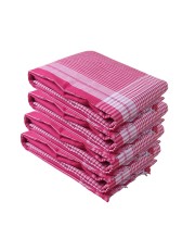 Traditional Red Cotton Gamcha | Absorbent, Lightweight Towel for Bath, Face, Travel & Multipurpose Use (4) Traditional Red Cotton Gamcha | Absorbent, Lightweight Towel for Bath, Face, Travel & Multipurpose Use (4)