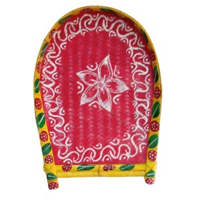 Handicrafts Bamboo Kulo Tray – Red Color Handmade & Hand-Painted Bamboo Soop/Basket for Puja, Home Decor, Storage & Gifting বাঁশের কুলো (13 x 18 inch) Handicrafts Bamboo Kulo Tray – Red Color Handmade & Hand-Painted Bamboo Soop/Basket for Puja, Home Decor, Storage & Gifting বাঁশের কুলো (13 x 18 inch)