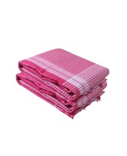 Traditional Red Cotton Gamcha | Absorbent, Lightweight Towel for Bath, Face, Travel & Multipurpose Use (2) Traditional Red Cotton Gamcha | Absorbent, Lightweight Towel for Bath, Face, Travel & Multipurpose Use (2)