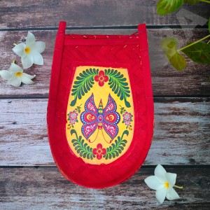 Hi Tech Sales Bengal Handicrafts Bamboo Kulo Tray – Handmade & Hand-Painted Bamboo Soop/Basket for Puja, Home Decor, Storage & Gifting | Eco-Friendly Traditional Bengali Tray বাঁশের কুলো 15*11 Inches Hi Tech Sales Bengal Handicrafts Bamboo Kulo Tray – Handmade & Hand-Painted Bamboo Soop/Basket for Puja, Home Decor, Storage & Gifting | Eco-Friendly Traditional Bengali Tray বাঁশের কুলো 15*11 Inches
