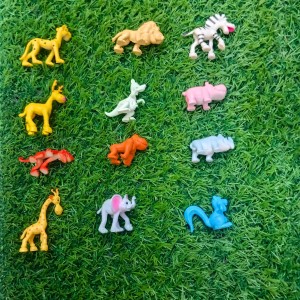 HI TECH Sales Mini Jungle Animal Toys Set – 12 Pcs Colorful Plastic Animal Figures for Kids – Educational Toy Set for Learning, Playtime, Cake Toppers, Party Favors & DIY Crafts HI TECH Sales Mini Jungle Animal Toys Set – 12 Pcs Colorful Plastic Animal Figures for Kids – Educational Toy Set for Learning, Playtime, Cake Toppers, Party Favors & DIY Crafts