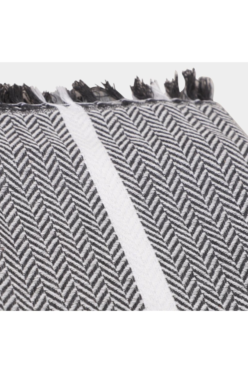 Home Beautiful 220 GSM Grey Cotton Blend Bath Towel - (M3211)