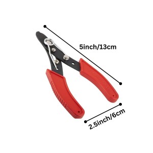 Wire Stripper and Cutter – Multi-Purpose Electrical Wire Cutting & Stripping Tool with Non-Slip Red Handles Power and hand tools, 1 piece, Red (5x2.5 inch) Wire Stripper and Cutter – Multi-Purpose Electrical Wire Cutting & Stripping Tool with Non-Slip Red Handles Power and hand tools, 1 piece, Red (5x2.5 inch)