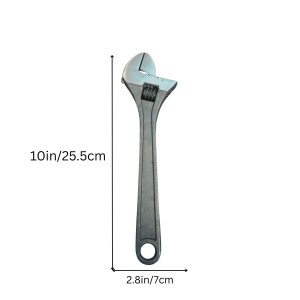 Adjustable Wrench Heavy Duty Steel | Adjustable Jaw Spanner for Plumbing, Car Repair & Home Maintenance | Durable Hand Tool