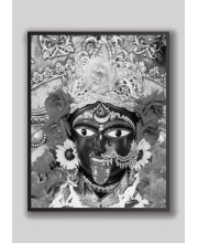 Divine BHABATARINI Photo with Elegant Wood Lamination – Blessings for Your Home (16 x 20, Black & White) Divine BHABATARINI Photo with Elegant Wood Lamination – Blessings for Your Home (16 x 20, Black & White)