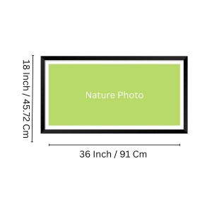 Nature Landscape Floating Frame Scenery Digital Print - (I5679) - 18x36 inch Modern Nature Wall Art for Living Room, Bedroom, Office, Hotels, Drawing Room