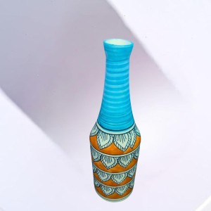 Handcrafted Ceramic Vase with Floral Pattern – Decorative Flower Vase for Living Room & Tabletop Décor (only Pot) Handcrafted Ceramic Vase with Floral Pattern – Decorative Flower Vase for Living Room & Tabletop Décor (only Pot)