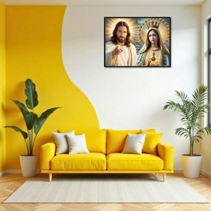 Jesus Christ - Immaculate Conception Laminated Photo - 5x7 Inches, Divine Blessings For Home & Office And Temple Decoration (F16275) Jesus Christ - Immaculate Conception Laminated Photo - 5x7 Inches, Divine Blessings For Home & Office And Temple Decoration (F16275)