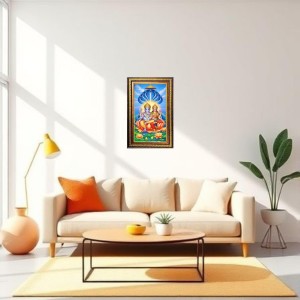 Lord Ganesha And Lakshmi Digital Golden Balck Color Photo Frame | Hindu Religious Wall Decor | 16x22 Inches - Inspirational Wall Art For Office, Home Decor - Ideal Spiritual Gift (F16808) Lord Ganesha And Lakshmi Digital Golden Balck Color Photo Frame | Hindu Religious Wall Decor | 16x22 Inches - Inspirational Wall Art For Office, Home Decor - Ideal Spiritual Gift (F16808)