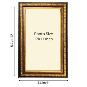 Lord Vishnu Digital Golden Balck Color Photo Frame | Hindu Religious Wall Decor | 14x20 Inches - Inspirational Wall Art For Office, Home Decor - Ideal Spiritual Gift (F16860) Lord Vishnu Digital Golden Balck Color Photo Frame | Hindu Religious Wall Decor | 14x20 Inches - Inspirational Wall Art For Office, Home Decor - Ideal Spiritual Gift (F16860)