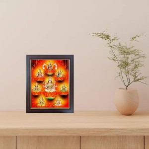 Hitech Sales Ashtalakshmi, Astha Laxmi Photo Frame for Pooja Room, Temple Decor, Home Decoration and Gift (Wall and Tabletop, Rectangular, Polystyrene Frame, Printed Photo, 24 x 29 cm, Black) Hitech Sales Ashtalakshmi, Astha Laxmi Photo Frame for Pooja Room, Temple Decor, Home Decoration and Gift (Wall and Tabletop, Rectangular, Polystyrene Frame, Printed Photo, 24 x 29 cm, Black)