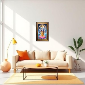 Lord Vishnu Digital Golden Balck Color Photo Frame | Hindu Religious Wall Decor | 16x22 Inches - Inspirational Wall Art For Office, Home Decor - Ideal Spiritual Gift (F16519) Lord Vishnu Digital Golden Balck Color Photo Frame | Hindu Religious Wall Decor | 16x22 Inches - Inspirational Wall Art For Office, Home Decor - Ideal Spiritual Gift (F16519)