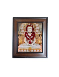 Hi Tech Sales Maa Shree Bhinmal Nath Bhagwan Polystyrene Photo Frame for Wall Decor Home, Office, and Temple - Printed Photo, Pack of 1