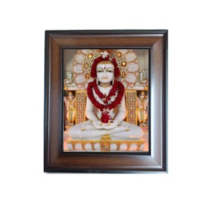 Hi Tech Sales Maa Shree Bhinmal Nath Bhagwan Polystyrene Photo Frame for Wall Decor Home, Office, and Temple - Printed Photo, Pack of 1