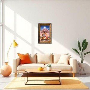 Lord Shiva Parvathi Digital Golden Balck Color Photo Frame | Hindu Religious Wall Decor | 10x16 Inches - Inspirational Wall Art For Office, Home Decor - Ideal Spiritual Gift (F16723) Lord Shiva Parvathi Digital Golden Balck Color Photo Frame | Hindu Religious Wall Decor | 10x16 Inches - Inspirational Wall Art For Office, Home Decor - Ideal Spiritual Gift (F16723)
