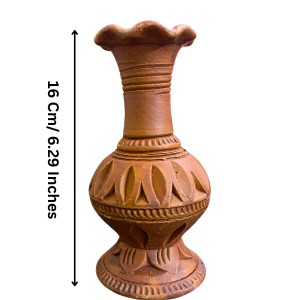 Handcrafted Terracotta Flower Vase – Traditional Earthen Decorative Pot for Home & Office Décor (7 x 3 Inches) Handcrafted Terracotta Flower Vase – Traditional Earthen Decorative Pot for Home & Office Décor (7 x 3 Inches)