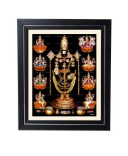 Hitech Sales Tirupati Balaji with Ashta Laxmi Photo Frame for Pooja Room, Temple Decor, Home Decoration and Gift (Wall and Tabletop, Rectangular, Printed Photo, 12 x 14 inches Frame, Brown) Hitech Sales Tirupati Balaji with Ashta Laxmi Photo Frame for Pooja Room, Temple Decor, Home Decoration and Gift (Wall and Tabletop, Rectangular, Printed Photo, 12 x 14 inches Frame, Brown)