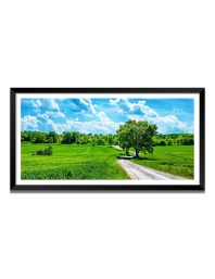 Nature Landscape Floating Frame Scenery Digital Print - (I5827) - 24x48 inch Modern Nature Wall Art for Living Room, Bedroom, Office, Hotels, Drawing Room