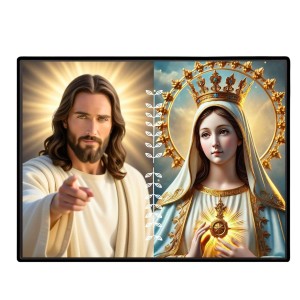 Jesus Christ - Immaculate Conception Laminated Photo - 5x7 Inches, Divine Blessings For Home & Office And Temple Decoration (F16275) Jesus Christ - Immaculate Conception Laminated Photo - 5x7 Inches, Divine Blessings For Home & Office And Temple Decoration (F16275)
