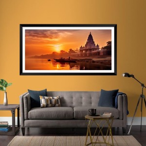 Nature Landscape Floating Frame Scenery Digital Print - (I5850) - 24x48 inch Modern Nature Wall Art for Living Room, Bedroom, Office, Hotels, Drawing Room Nature Landscape Floating Frame Scenery Digital Print - (I5850) - 24x48 inch Modern Nature Wall Art for Living Room, Bedroom, Office, Hotels, Drawing Room
