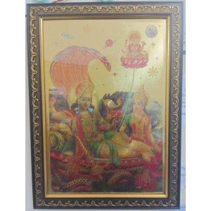 Hitech Sales Lord Padmanavi Swami with mata laxmi Light Weighted photo Frame Waterproof Acrylic 3d photo with Wooden Frames for Table, Temple Wall, Mandir, Gym, and Outdoor Spaces, Home Decor Hitech Sales Lord Padmanavi Swami with mata laxmi Light Weighted photo Frame Waterproof Acrylic 3d photo with Wooden Frames for Table, Temple Wall, Mandir, Gym, and Outdoor Spaces, Home Decor