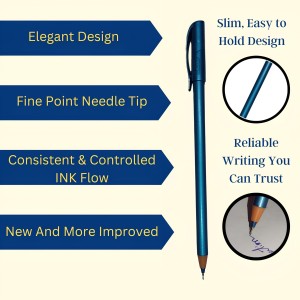 HiTechMart Fort Df Pen | Tip size -0.5 mm, Ball Pen Box Pack | Slim & Multi Color Body Pens Easy to hold | Pack of 1, P-20, INK Colour - Blue | Smooth Writing use for Study, Office Work HiTechMart Fort Df Pen | Tip size -0.5 mm, Ball Pen Box Pack | Slim & Multi Color Body Pens Easy to hold | Pack of 1, P-20, INK Colour - Blue | Smooth Writing use for Study, Office Work