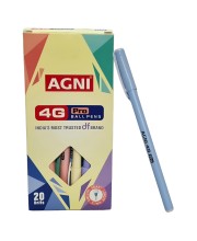 HiTechMart AGNI 4G Pro | Pack of 20 Units | Blue Direct-Fill Pens | 0.7 mm Tip size | Ideal for Students and Professionals | Suitable for School and Office Writing HiTechMart AGNI 4G Pro | Pack of 20 Units | Blue Direct-Fill Pens | 0.7 mm Tip size | Ideal for Students and Professionals | Suitable for School and Office Writing