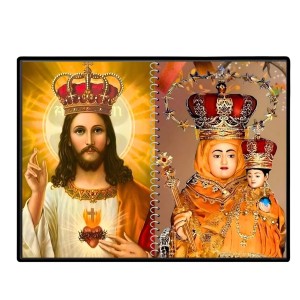 Jesus Christ - Our Lady Of Good Health Laminated Photo - 11x13 Inches, Divine Blessings For Home & Office And Temple Decoration (F16357)