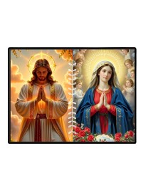 Jesus Christ - Our Lady Of Perpetual Help Laminated Photo - 7x9 Inches, Divine Blessings For Home & Office And Temple Decoration (F16265)