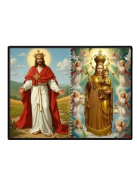 Jesus Christ - Our Lady Of Good Health Laminated Photo - 9x11 Inches, Divine Blessings For Home & Office And Temple Decoration (F16351)