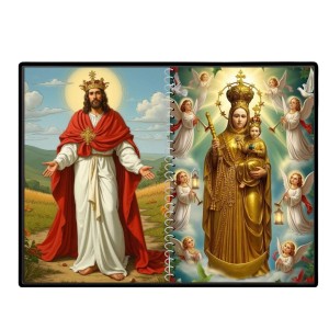 Jesus Christ - Our Lady Of Good Health Laminated Photo - 9x11 Inches, Divine Blessings For Home & Office And Temple Decoration (F16351)
