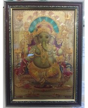 Hitech Sales Lord Sri Ganesha Light Weighted photo Frame Waterproof Acrylic 3d photo with Wooden Frames for Table, Temple Wall, Mandir, Gym, and Outdoor Spaces, Home Decor Hitech Sales Lord Sri Ganesha Light Weighted photo Frame Waterproof Acrylic 3d photo with Wooden Frames for Table, Temple Wall, Mandir, Gym, and Outdoor Spaces, Home Decor