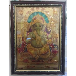 Hitech Sales Lord Sri Ganesha Light Weighted photo Frame Waterproof Acrylic 3d photo with Wooden Frames for Table, Temple Wall, Mandir, Gym, and Outdoor Spaces, Home Decor Hitech Sales Lord Sri Ganesha Light Weighted photo Frame Waterproof Acrylic 3d photo with Wooden Frames for Table, Temple Wall, Mandir, Gym, and Outdoor Spaces, Home Decor