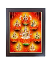 Hitech Sales Ashtalakshmi, Astha Laxmi Photo Frame for Pooja Room, Temple Decor, Home Decoration and Gift (Wall and Tabletop, Rectangular, Polystyrene Frame, Printed Photo, 24 x 29 cm, Black) Hitech Sales Ashtalakshmi, Astha Laxmi Photo Frame for Pooja Room, Temple Decor, Home Decoration and Gift (Wall and Tabletop, Rectangular, Polystyrene Frame, Printed Photo, 24 x 29 cm, Black)