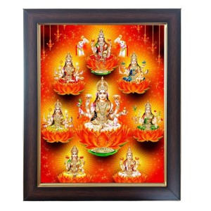 Hitech Sales Ashtalakshmi, Astha Laxmi Photo Frame for Pooja Room, Temple Decor, Home Decoration and Gift (Wall and Tabletop, Rectangular, Polystyrene Frame, Printed Photo, 24 x 29 cm, Black) Hitech Sales Ashtalakshmi, Astha Laxmi Photo Frame for Pooja Room, Temple Decor, Home Decoration and Gift (Wall and Tabletop, Rectangular, Polystyrene Frame, Printed Photo, 24 x 29 cm, Black)