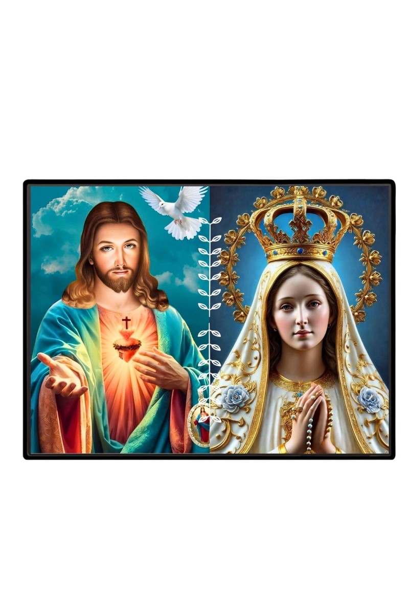 Jesus Christ-Immaculate Conception Laminated Photo - 7x9 Inches, Divine Blessings For Home & Office And Temple Decoration (F16277)
