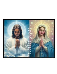 Jesus Christ-Immaculate Conception Laminated Photo - 7x9 Inches, Divine Blessings For Home & Office And Temple Decoration (F16270)