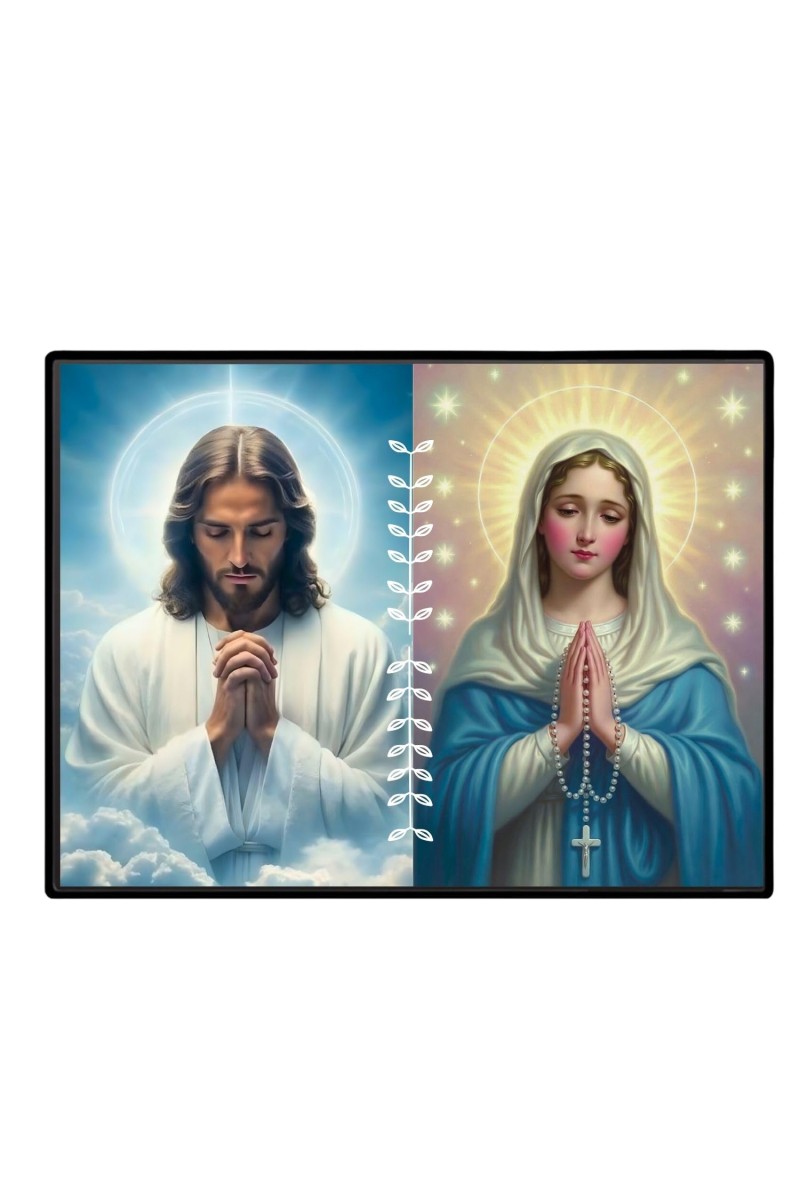 Jesus Christ-Immaculate Conception Laminated Photo - 7x9 Inches, Divine Blessings For Home & Office And Temple Decoration (F16270)