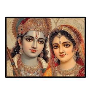Lord RadhaKrishna Laminated Photo - 9x11 Inches, Divine Blessings For Home & Office And Temple Decoration (F16081) Lord RadhaKrishna Laminated Photo - 9x11 Inches, Divine Blessings For Home & Office And Temple Decoration (F16081)