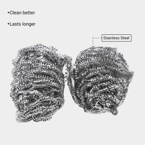 KleanupStainless Steel Utensil Scrub Set of 2,(Pack of 2) KleanupStainless Steel Utensil Scrub Set of 2,(Pack of 2)