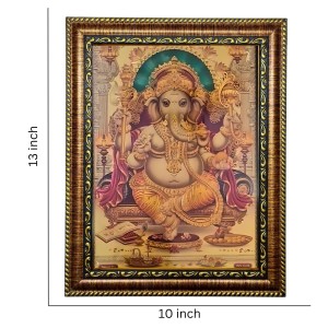 Hitech Sales Lord Sri Ganesha Light Weighted photo Frame Waterproof Acrylic 3d photo with Wooden Frames for Table, Temple Wall, Mandir, Gym, and Outdoor Spaces, Home Decor Hitech Sales Lord Sri Ganesha Light Weighted photo Frame Waterproof Acrylic 3d photo with Wooden Frames for Table, Temple Wall, Mandir, Gym, and Outdoor Spaces, Home Decor