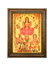 Hitech Sales Lord Sri Laxmi Ganesh Saraswati gold plated photo with Light Weighted Waterproof Glass Cover 9X7 Wooden Frames for Table, Temple Wall, Mandir, Gym, and Outdoor Spaces, Home Decor Hitech Sales Lord Sri Laxmi Ganesh Saraswati gold plated photo with Light Weighted Waterproof Glass Cover 9X7 Wooden Frames for Table, Temple Wall, Mandir, Gym, and Outdoor Spaces, Home Decor