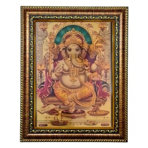 Hitech Sales Lord Sri Ganesha Light Weighted photo Frame Waterproof Acrylic 3d photo with Wooden Frames for Table, Temple Wall, Mandir, Gym, and Outdoor Spaces, Home Decor Hitech Sales Lord Sri Ganesha Light Weighted photo Frame Waterproof Acrylic 3d photo with Wooden Frames for Table, Temple Wall, Mandir, Gym, and Outdoor Spaces, Home Decor