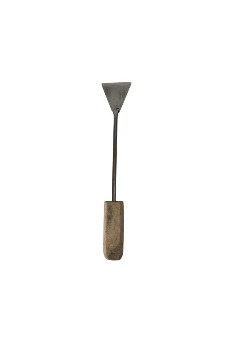 Wooden Handle Gardening Khurpi - Durable Hand Weeder for Soil Tilling, Weeding, and Digging,Comfortable Wooden Handle,Garden Tool for Vegetables, Flower Beds, and Lawn Care.