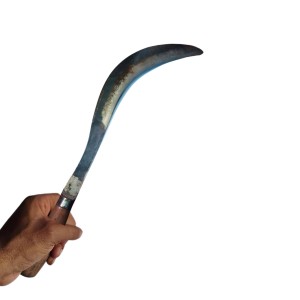 Katari Steel Billhook (Aruval) | Traditional South Indian Iron Knife for Cutting Plants, Vegetables & Agricultural Use