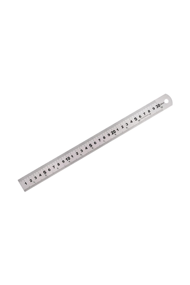 Stainless Steel Scale Ruler | Dual-Sided Inch & Centimeter Measuring Scale | Rust Resistant Metal Ruler for School, Office, Drawing, Drafting, Engineering & DIY Crafts