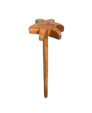 Wooden Dal Ghotni Traditional Hand Masher | Wooden Dal Mathani for Kitchen | Handmade Dal Whisker for Mixing Dal, Kadhi & Curry | Wooden Kitchen Tool